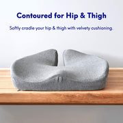 Orthopedic Memory Foam Seat Cushion, Pressure Relief Seat Cushion - Arganna Skin