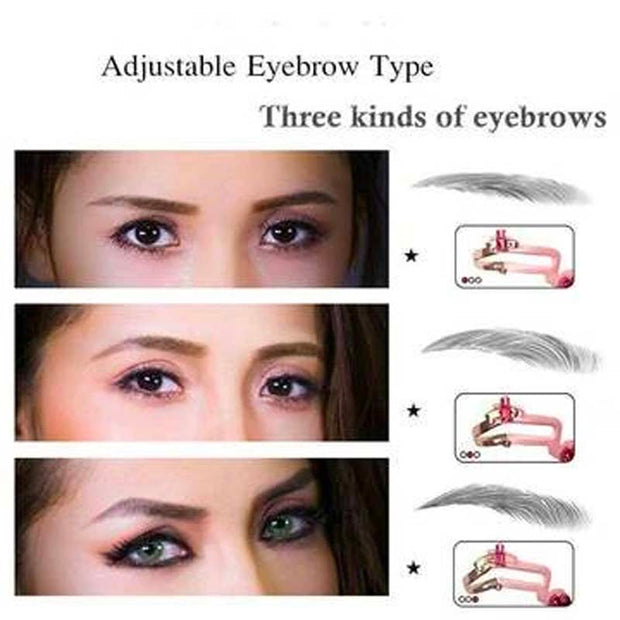 Adjustable Eyebrow Shapes Stencil, Microblading Eyebrows, perfect eyebrows Flawless Brows. - Arganna Skin