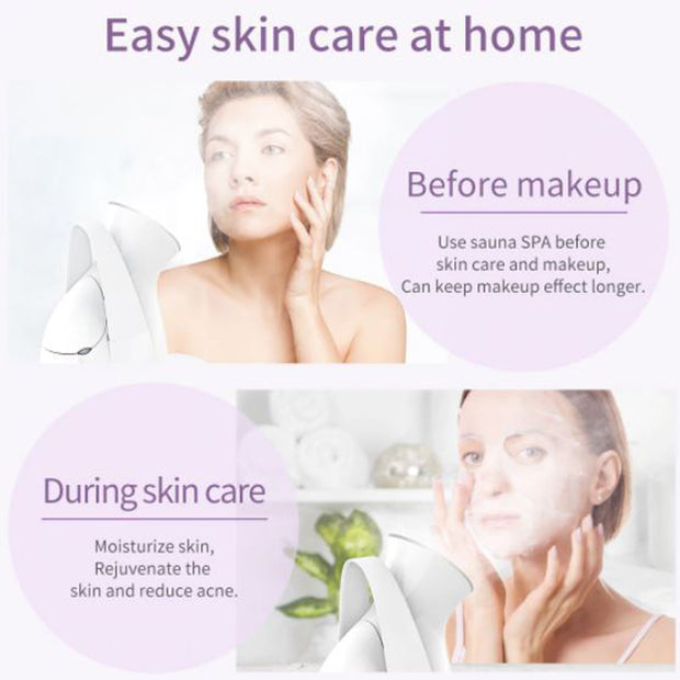 Facial steamer, facial cleanser, facial mister and moisturizer for oily skin 100ML - Arganna Skin